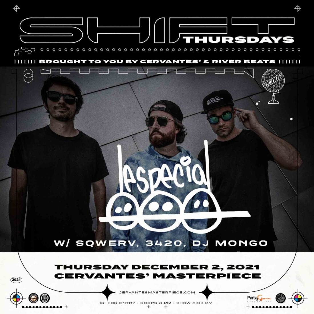 SHIFT ft. lespecial w/ Sqwerv, 3420, DJ Mongo