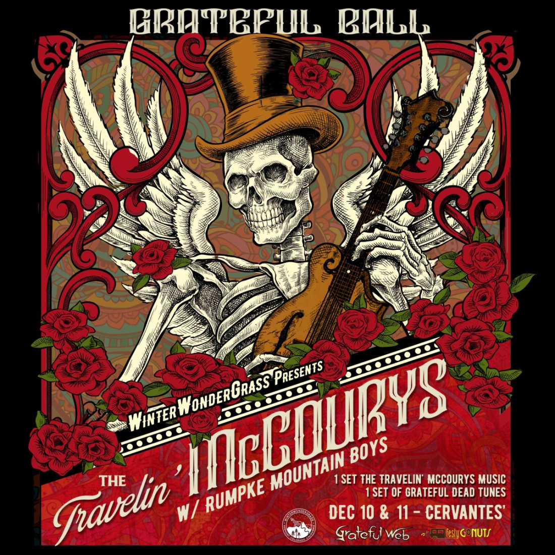 The Grateful Ball ft. The Travelin' McCourys w/ Rumpke Mountain Boys - Presented by WinterWonderGrass *FRI, 12/10*