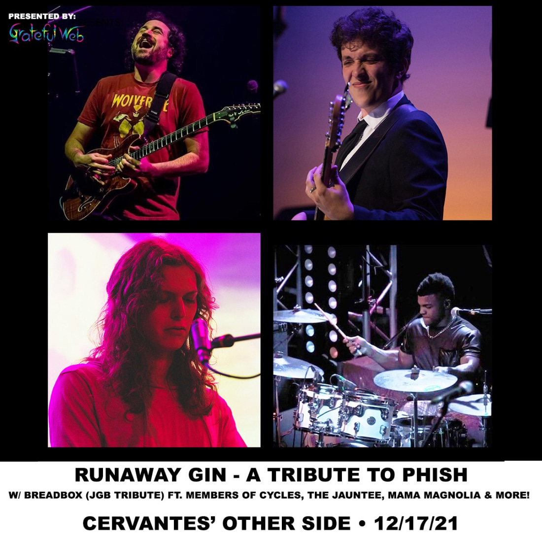 Runaway Gin - A Tribute To Phish w/ Breadbox (JGB Tribute) ft. Members of Cycles, The Jauntee, Mama Magnolia & More!