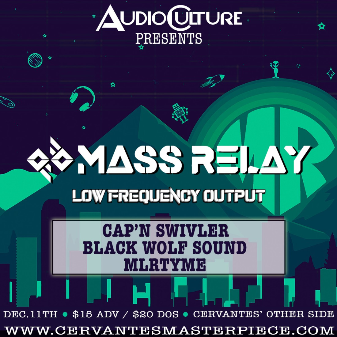 Mass Relay w/ Low Frequency Output, Cap'n Swivler, Black Wolf Sound, MIrTyme