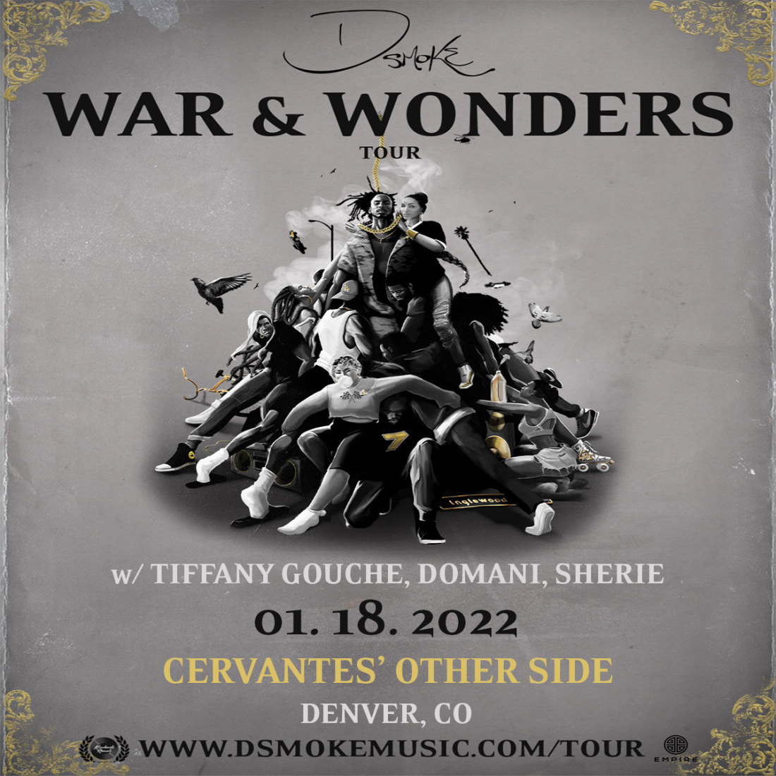 D SMOKE (War & Wonders Tour) w/ Domani, Tiffany Gouché, Angelina Sherie